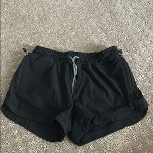 Women's Black Athletic Shorts